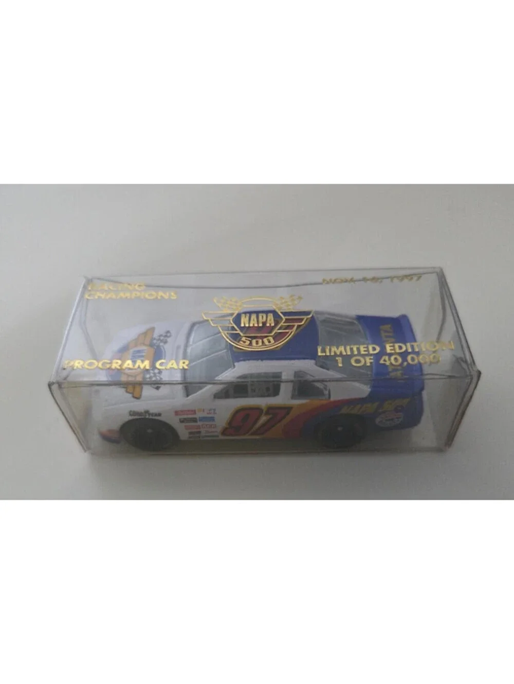 Racing Champions 1997 NAPA 500 Limited Edition Program Car #97 Diecast 1:64
